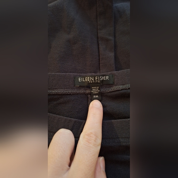 Eileen Fisher Charcoal Trousers Size M - Picture 3 of 3